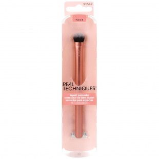 Real Techniques Expert Concealer Brush, Under Eyes & Cover Blemishes, Makeup Brush For Blending Liquid & Cream Concealer, 1 Count
