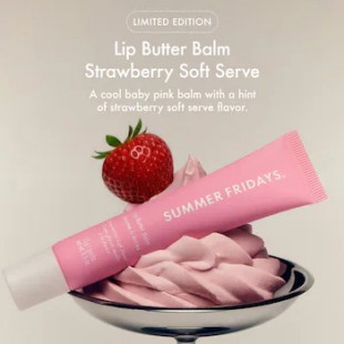 Summer Fridays Sweet Pink Duo with Birthday Cake + Strawberry Soft Serve Lip Butter Balm