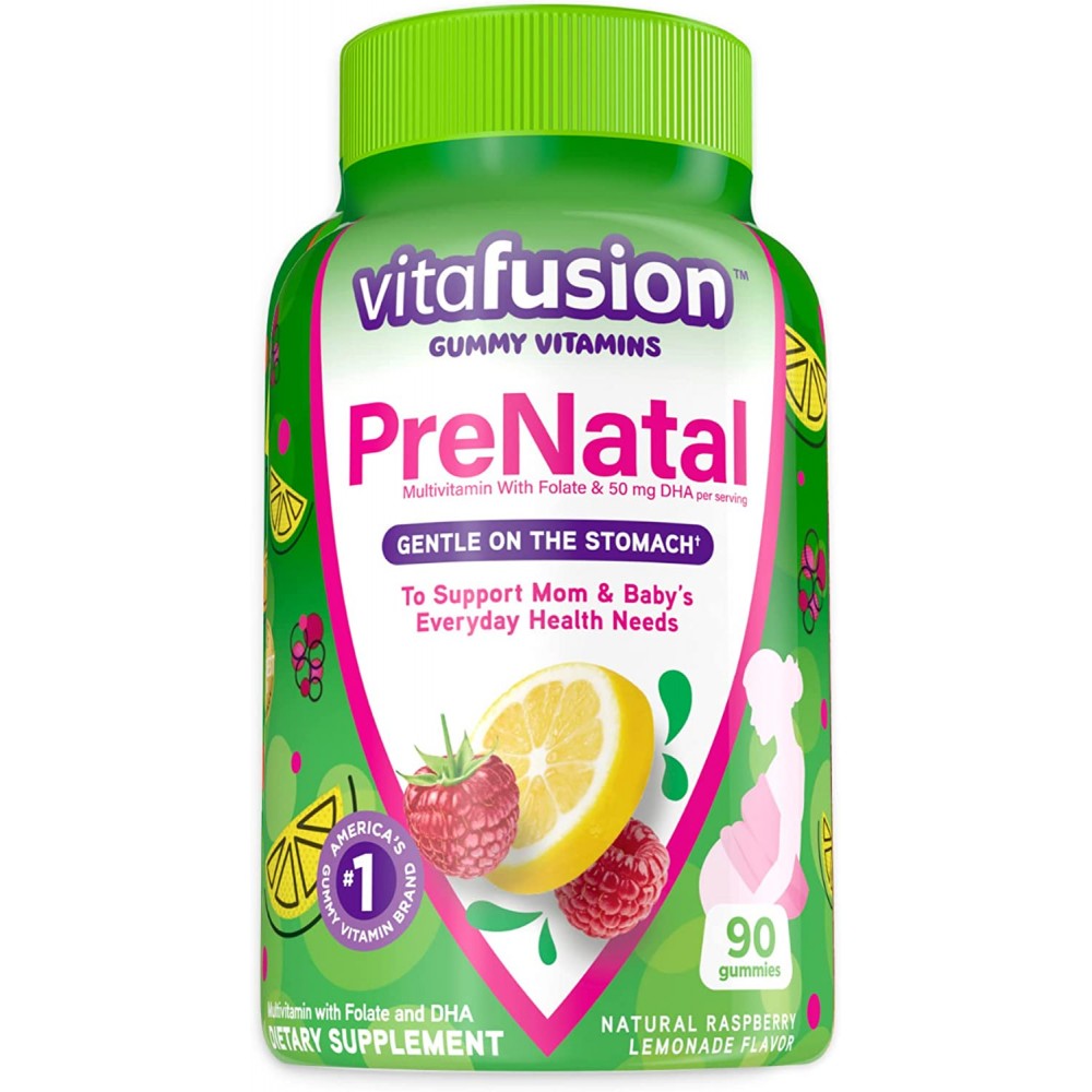 VITAFUSION PreNatal Gummy Vitamins for Pregnant Women (90 Count)