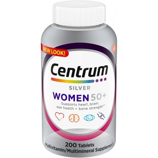 Centrum Silver Multivitamin/Multimineral Supplement for Women 50+ (200 Count)