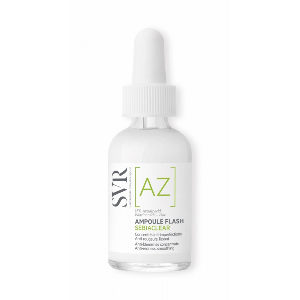 SVR Sebiaclear Ampoule [AZ] Flash Azelaic Acid Anti-Blemish Concentrate 30mL
