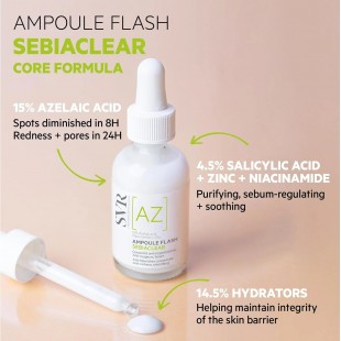 SVR Sebiaclear Ampoule [AZ] Flash Azelaic Acid Anti-Blemish Concentrate 30mL