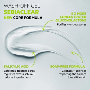 SVR Sebiaclear Gel Moussant Soap-Free Purifying Cleanser for Oily Skin 400mL