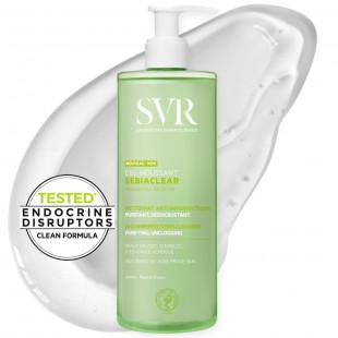 SVR Sebiaclear Gel Moussant Soap-Free Purifying Cleanser for Oily Skin 400mL