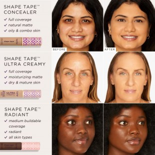 TARTE shape tape™ ultra creamy concealer Light 20B 1mL