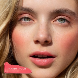 Tower 28 Beauty BeachPlease Lip + Cheek Cream Blush Happy Hour