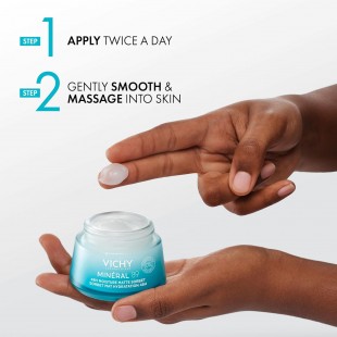 Vichy Minéral 89 Matte Sorbet Face Moisturizer For Oily Skin, Mattifying Moisturizer, Hyaluronic Acid + Niacinamide + Salicylic Acid 50mL