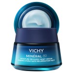 Vichy Mineral 89 Fragrance Free Night Cream, Moisture Boosting Cream with Hyaluronic Acid 50mL