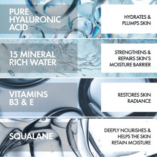 Vichy 89 Mineral Fragrance Free Cream, 72H Moisture Boosting Lightweight Cream 1,69floz