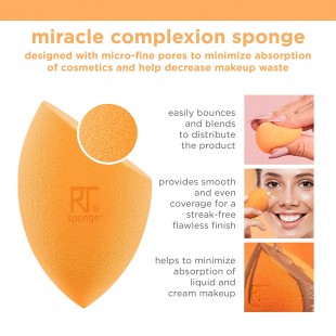 Real Techniques Makeup Brush Set with Sponge Blender